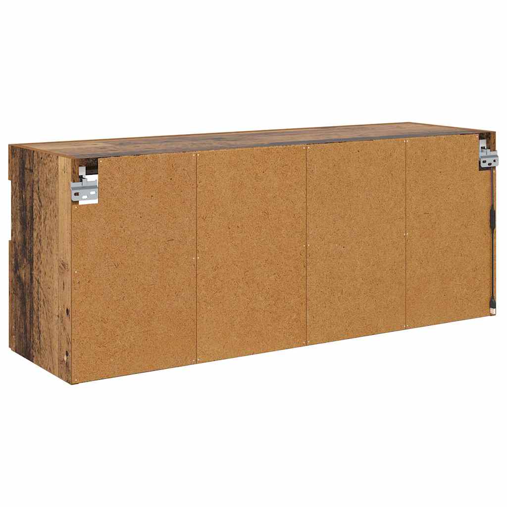 Meuble TV mural Bois Ancien 100 x 30 x 40 cm Bois d'ingénierie - XIOS