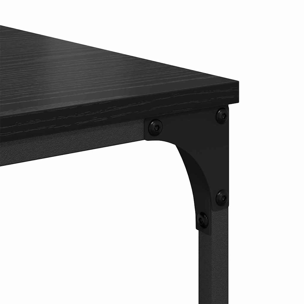 Bibliothèque Chêne noir 76 x 33 x 188,5 cm Bois d'ingénierie - XIOS