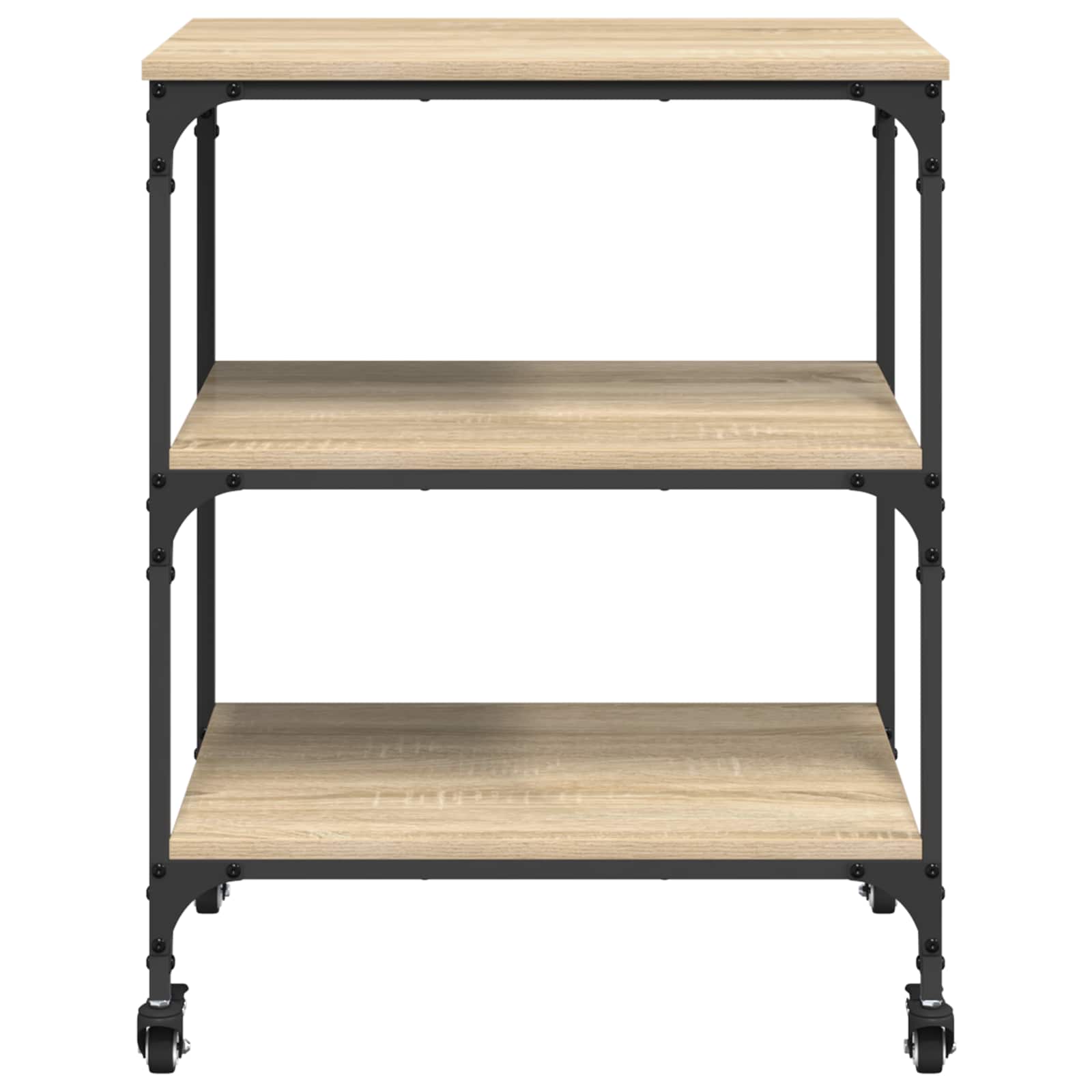 Chariot de cuisine Chêne Sonoma 60 x 41 x 76 cm - XIOS