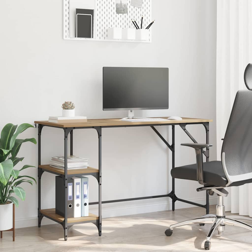 Bureau Chêne artisanal 120 x 50 x 75 cm Bois d'ingénierie - XIOS