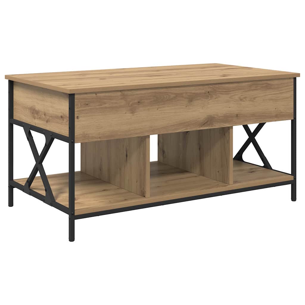 Table basse Chêne artisanal 100 x 55 x 48,5 cm - XIOS