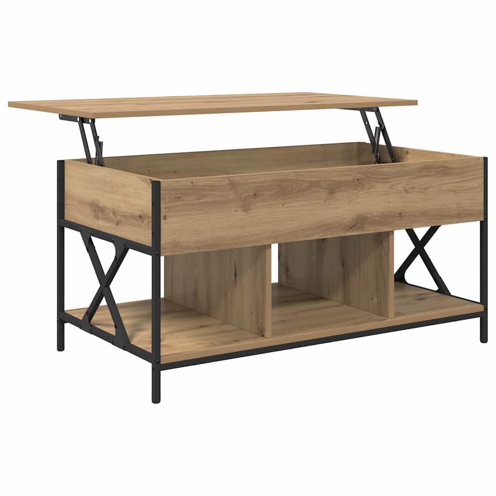Table basse Chêne artisanal 100 x 55 x 48,5 cm - XIOS