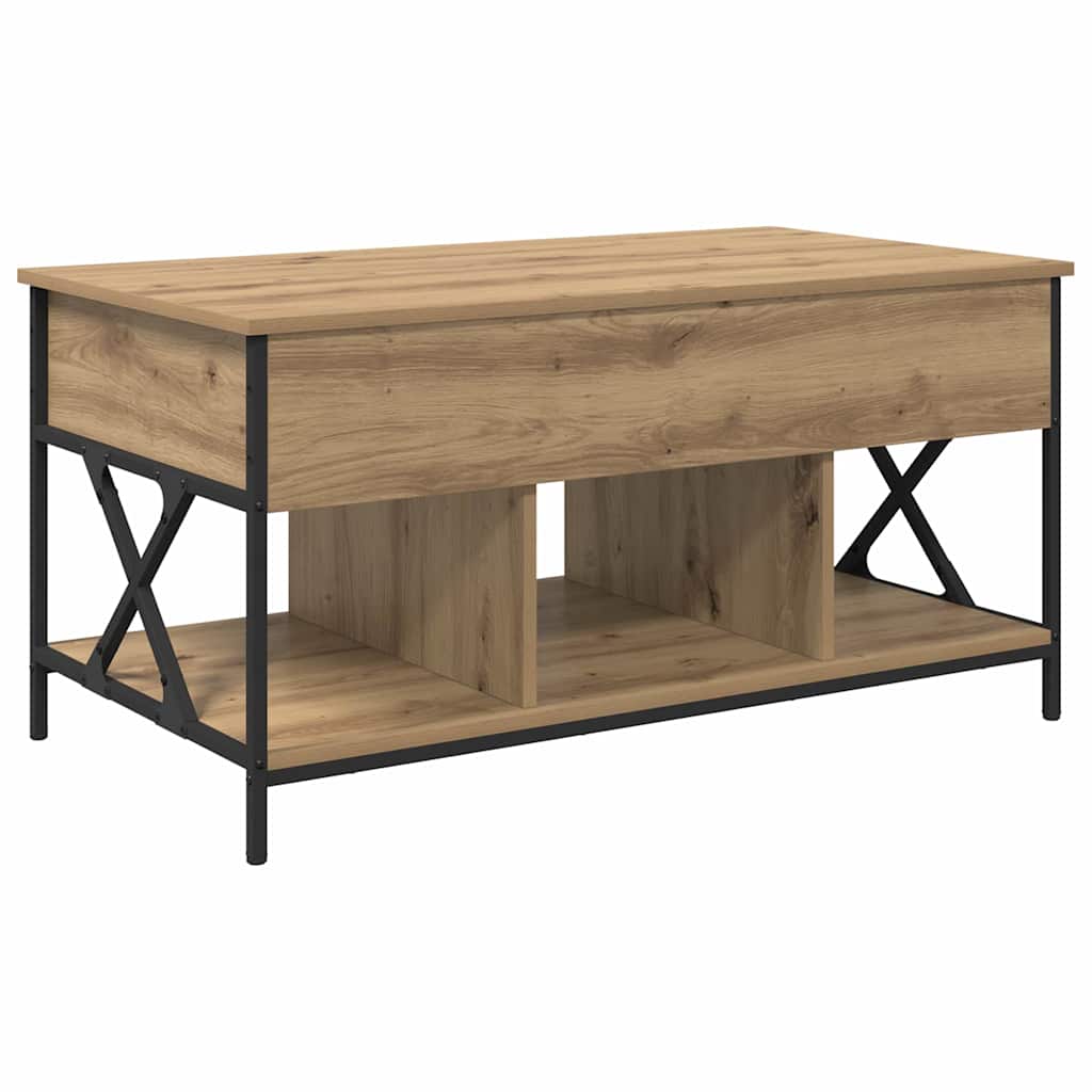 Table basse Chêne artisanal 100 x 55 x 48,5 cm - XIOS