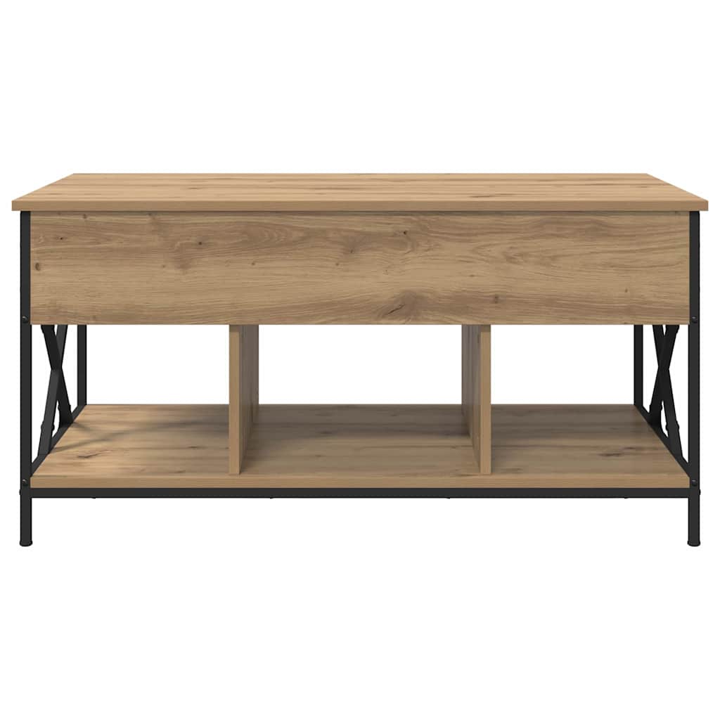 Table basse Chêne artisanal 100 x 55 x 48,5 cm - XIOS