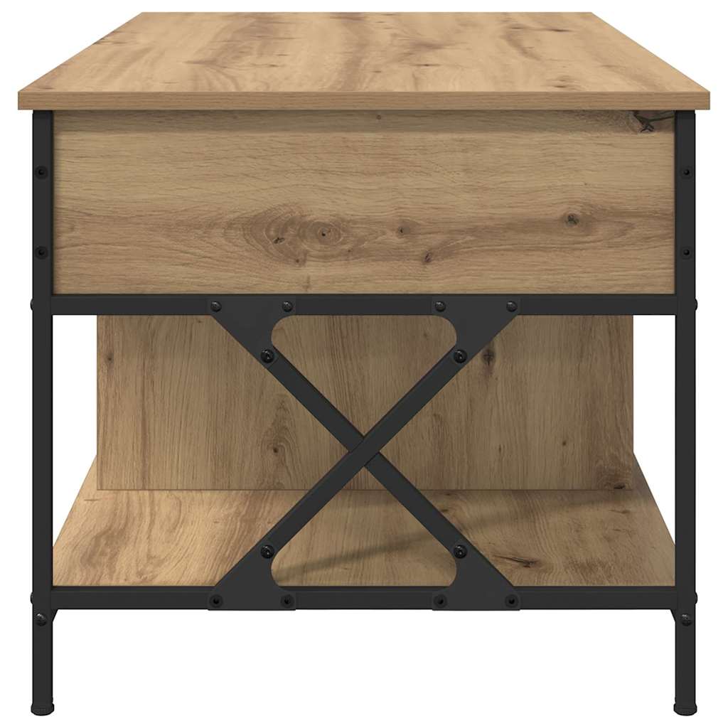 Table basse Chêne artisanal 100 x 55 x 48,5 cm - XIOS