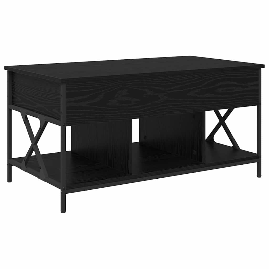 Table basse Chêne noir 100 x 55 x 50 cm Bois d'ingénierie - XIOS