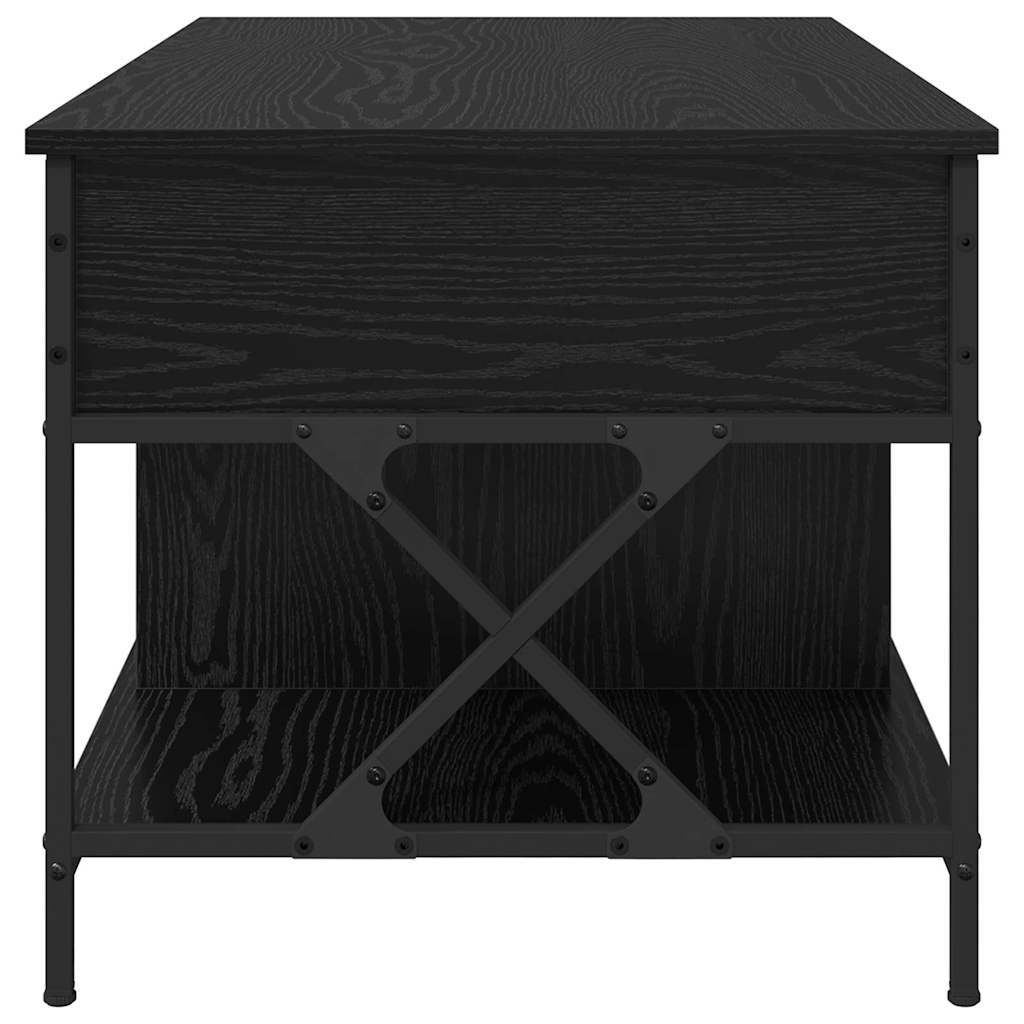 Table basse Chêne noir 100 x 55 x 48,5 cm Bois d'ingénierie - XIOS