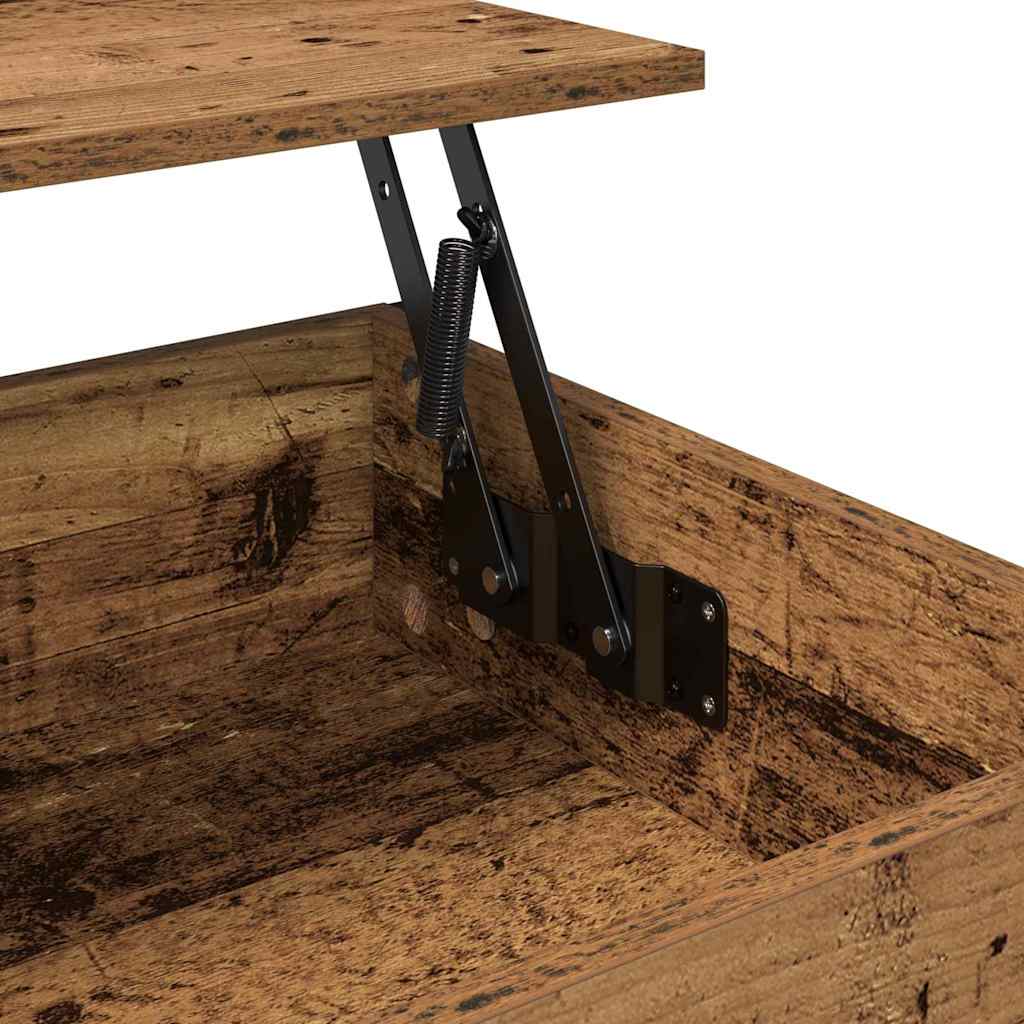 Table basse Bois Ancien 70x50x50cm Bois d'ingénierie - XIOS