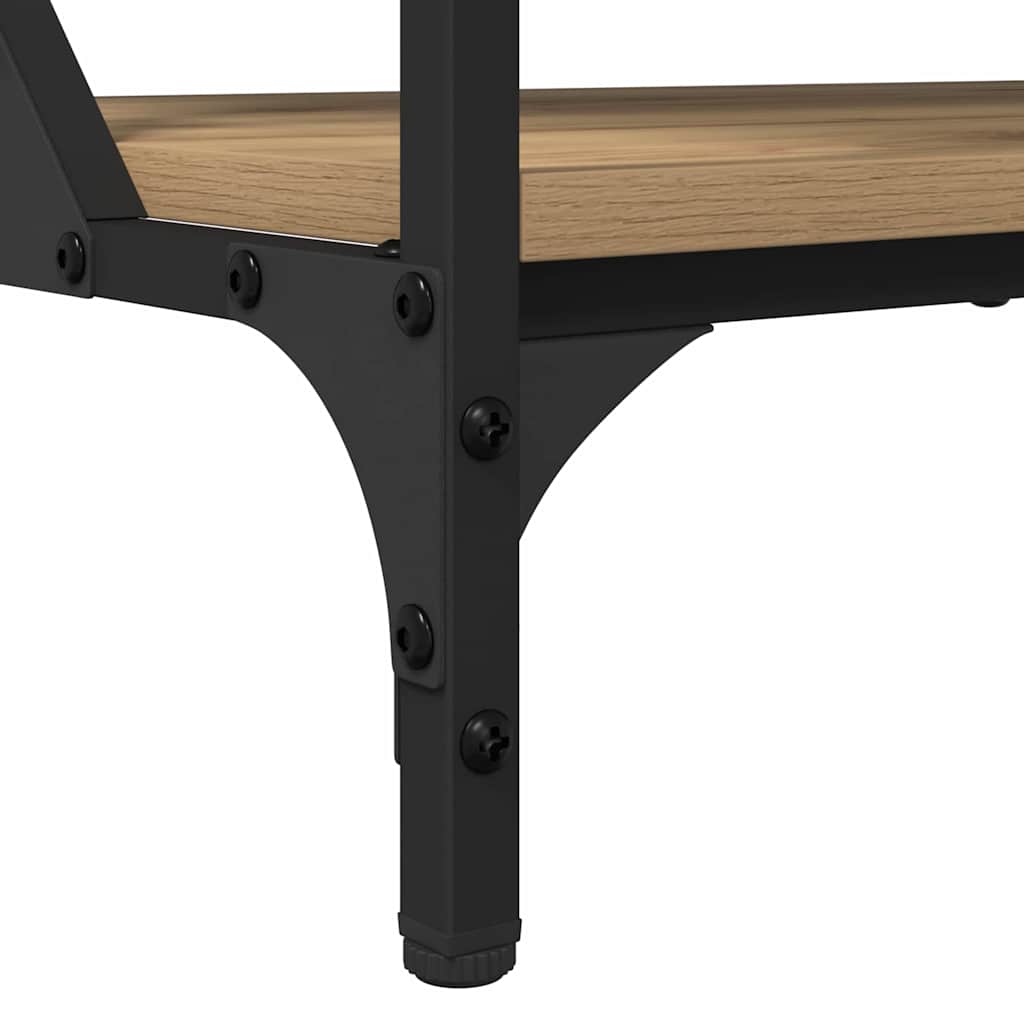 Table basse Chêne artisanal 70x50x50cm Bois d'ingénierie - XIOS