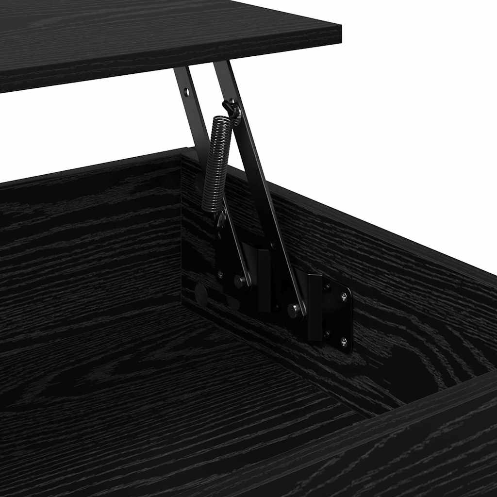 Table basse Chêne noir 70x50x50cm Bois d'ingénierie - XIOS