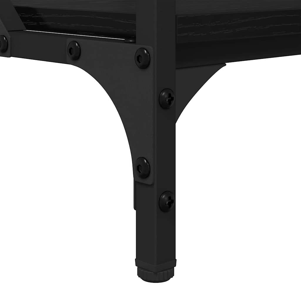 Table basse Chêne noir 100 x 50 x 50 cm Bois d'ingénierie - XIOS