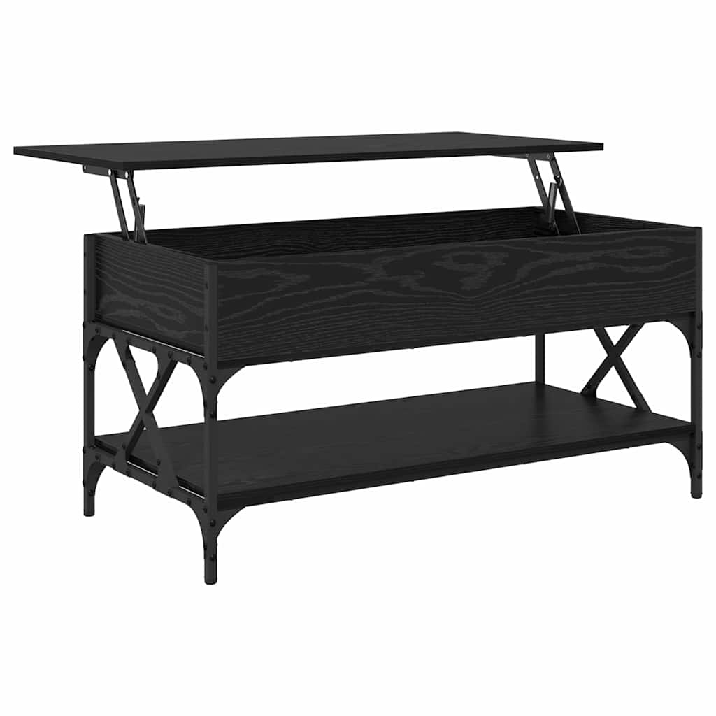 Table basse Chêne noir 100 x 50 x 50 cm Bois d'ingénierie - XIOS