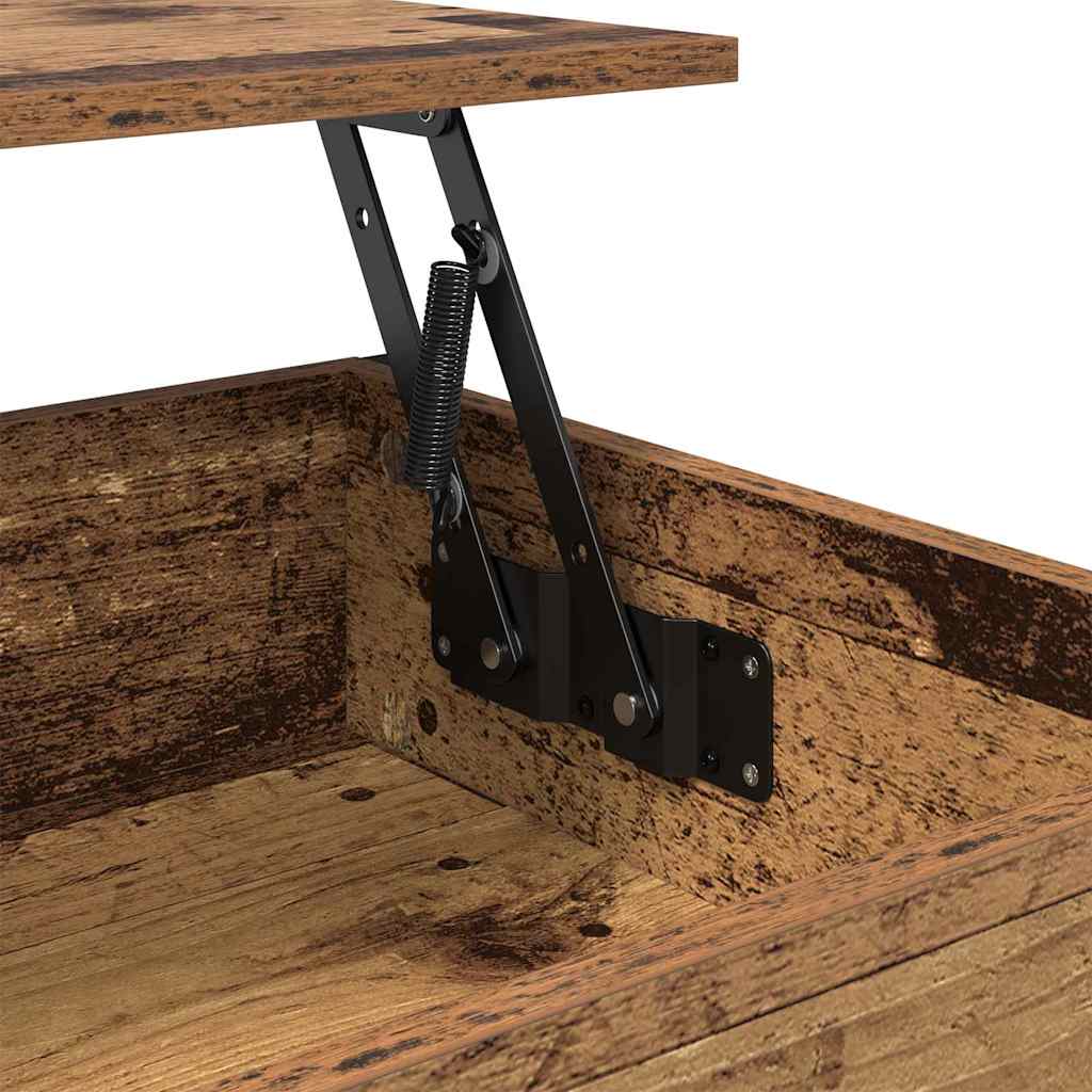 Table basse Bois ancien 70 x 50 x 50 cm Bois d'ingénierie - XIOS