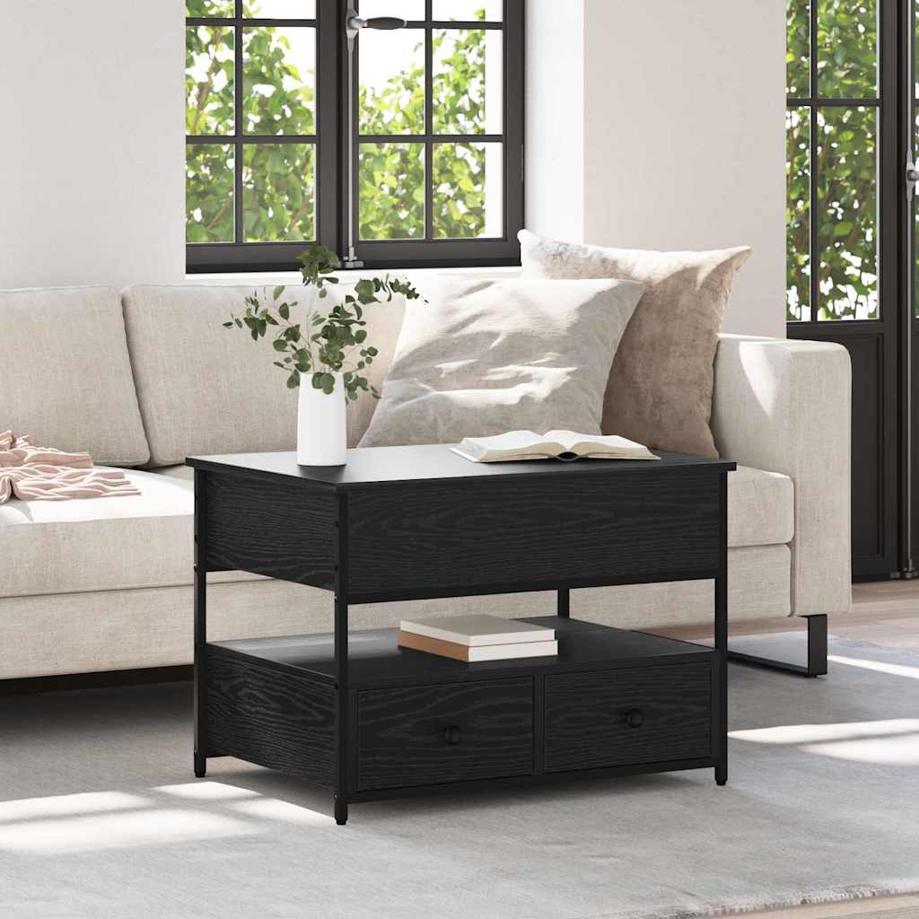 Table basse Chêne noir 70 x 50 x 54.5 cm Bois d'ingénierie - XIOS