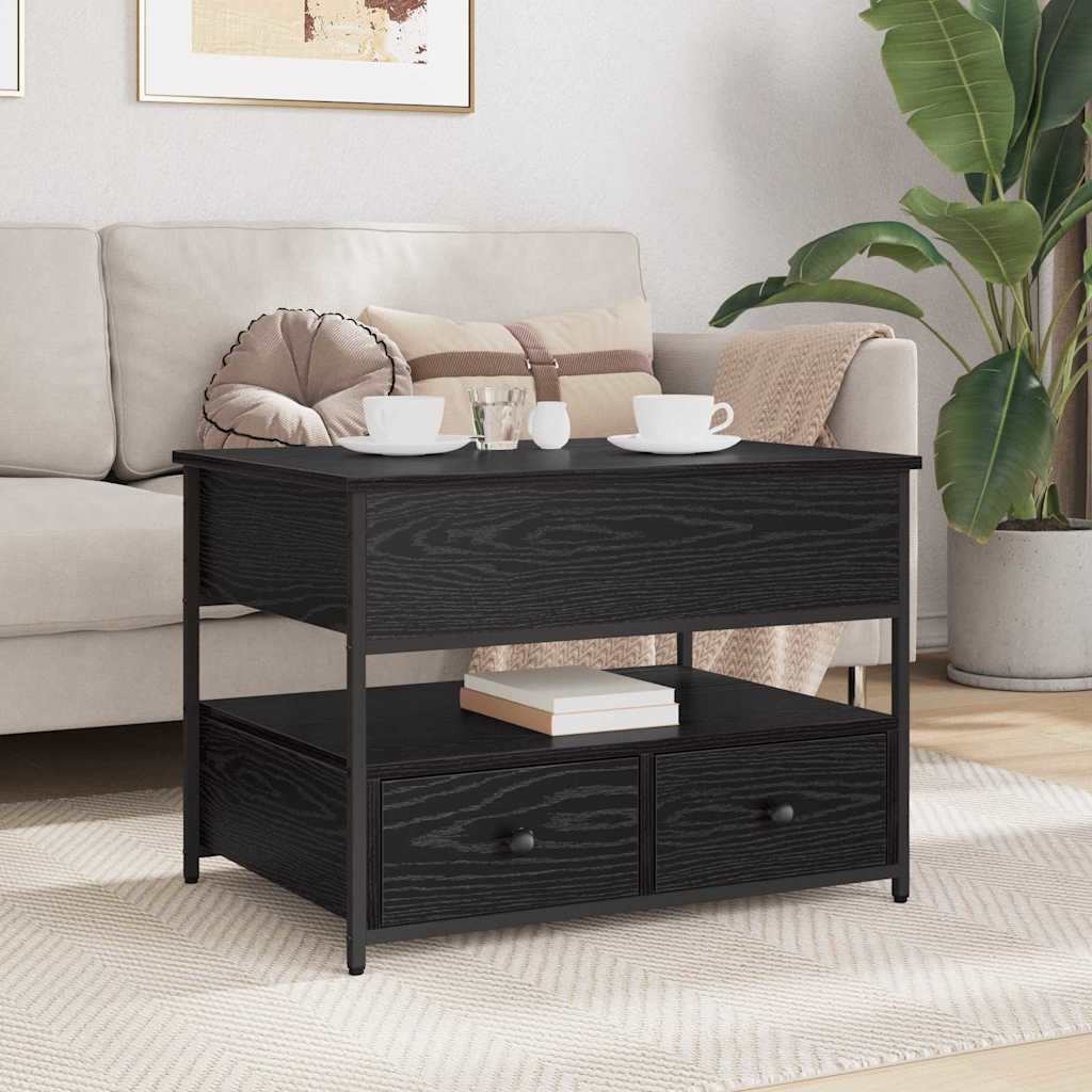 Table basse Chêne noir 70 x 50 x 54.5 cm Bois d'ingénierie - XIOS