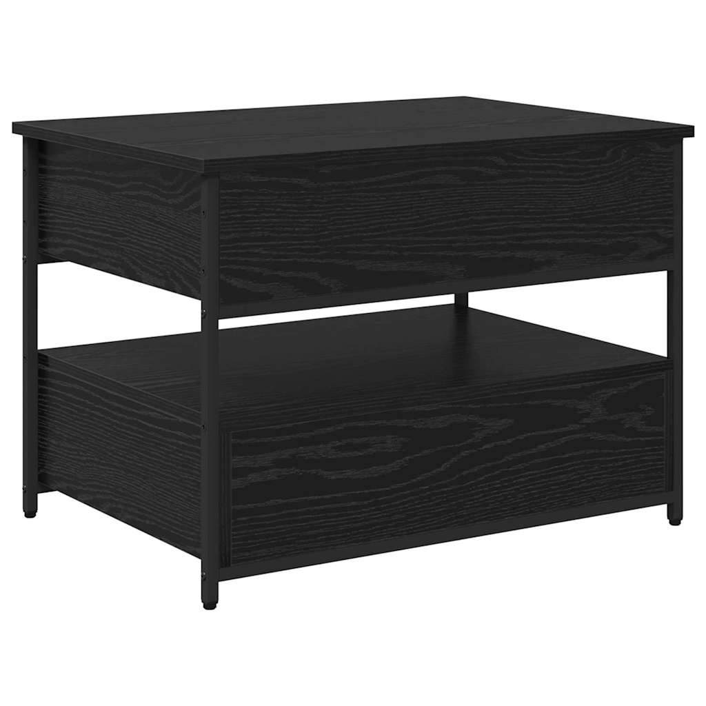 Table basse Chêne noir 70 x 50 x 50 cm Bois d'ingénierie - XIOS