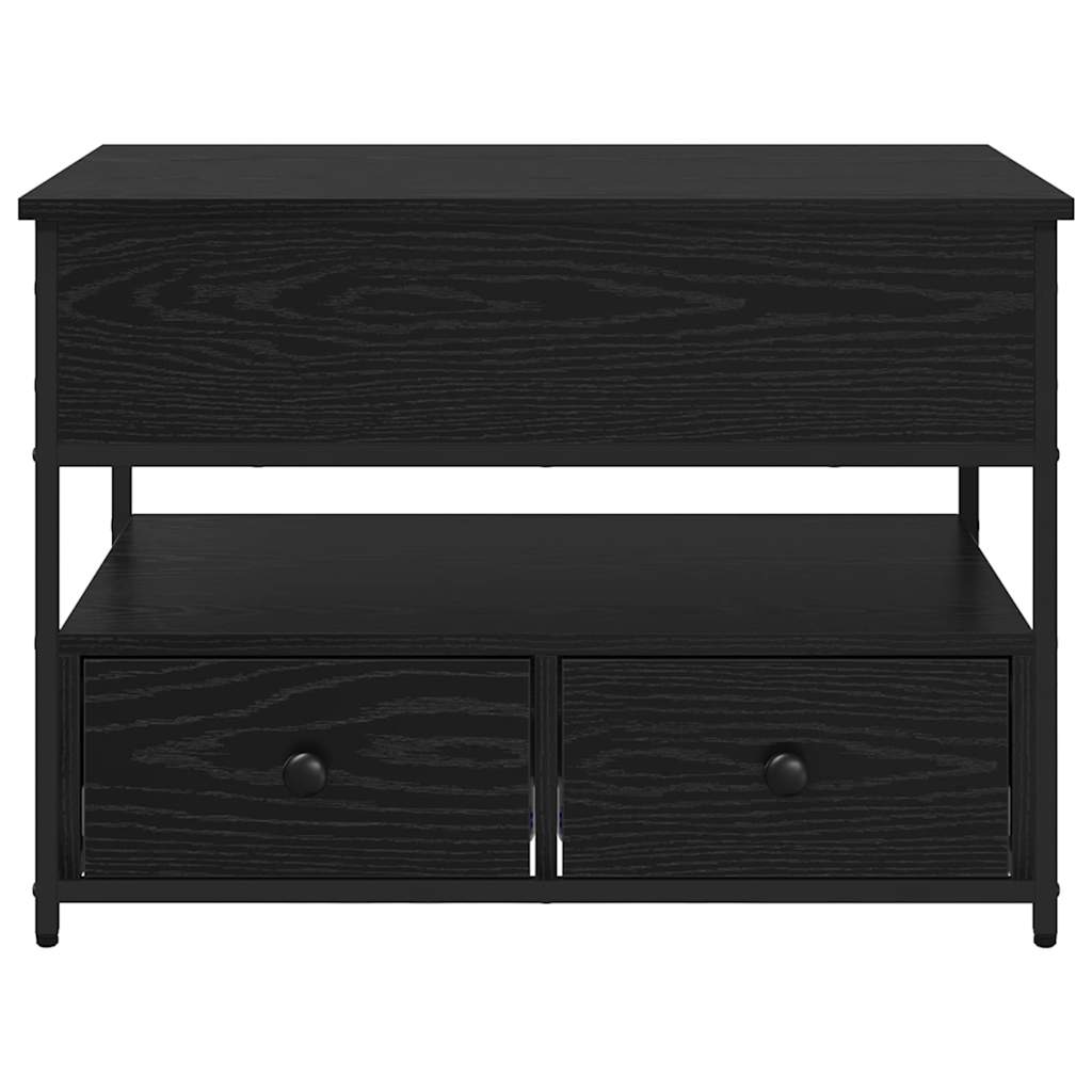 Table basse Chêne noir 70 x 50 x 50 cm Bois d'ingénierie - XIOS