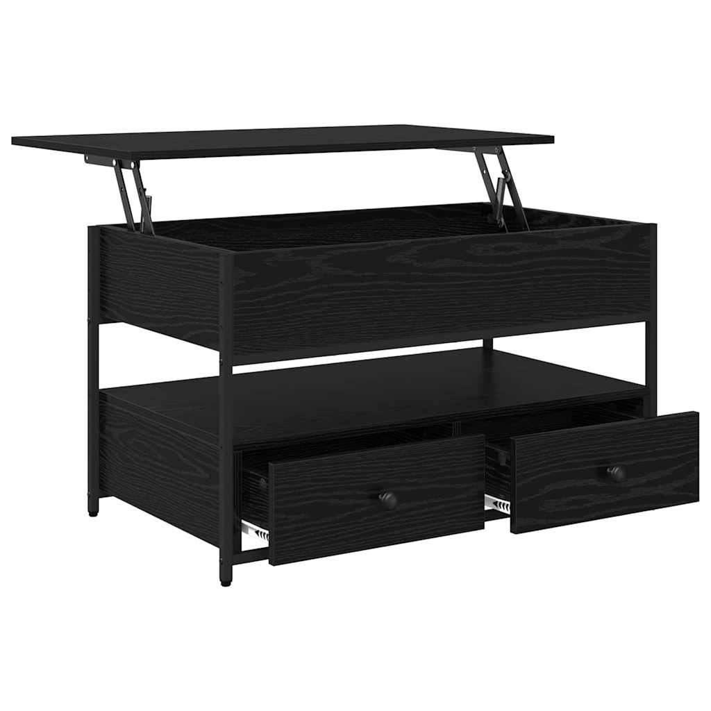 Table basse Chêne noir 85 x 50 x 50 cm Bois d'ingénierie - XIOS