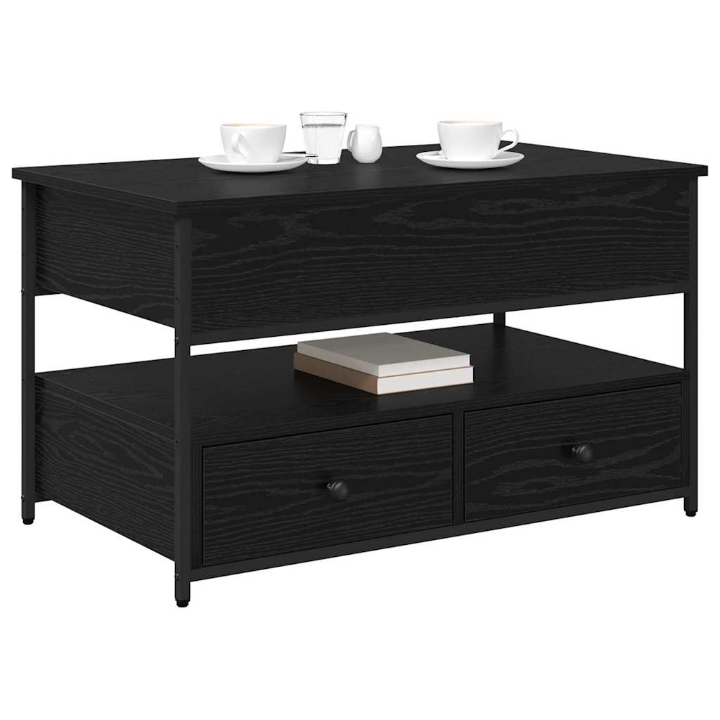 Table basse Chêne noir 85 x 50 x 50 cm Bois d'ingénierie - XIOS