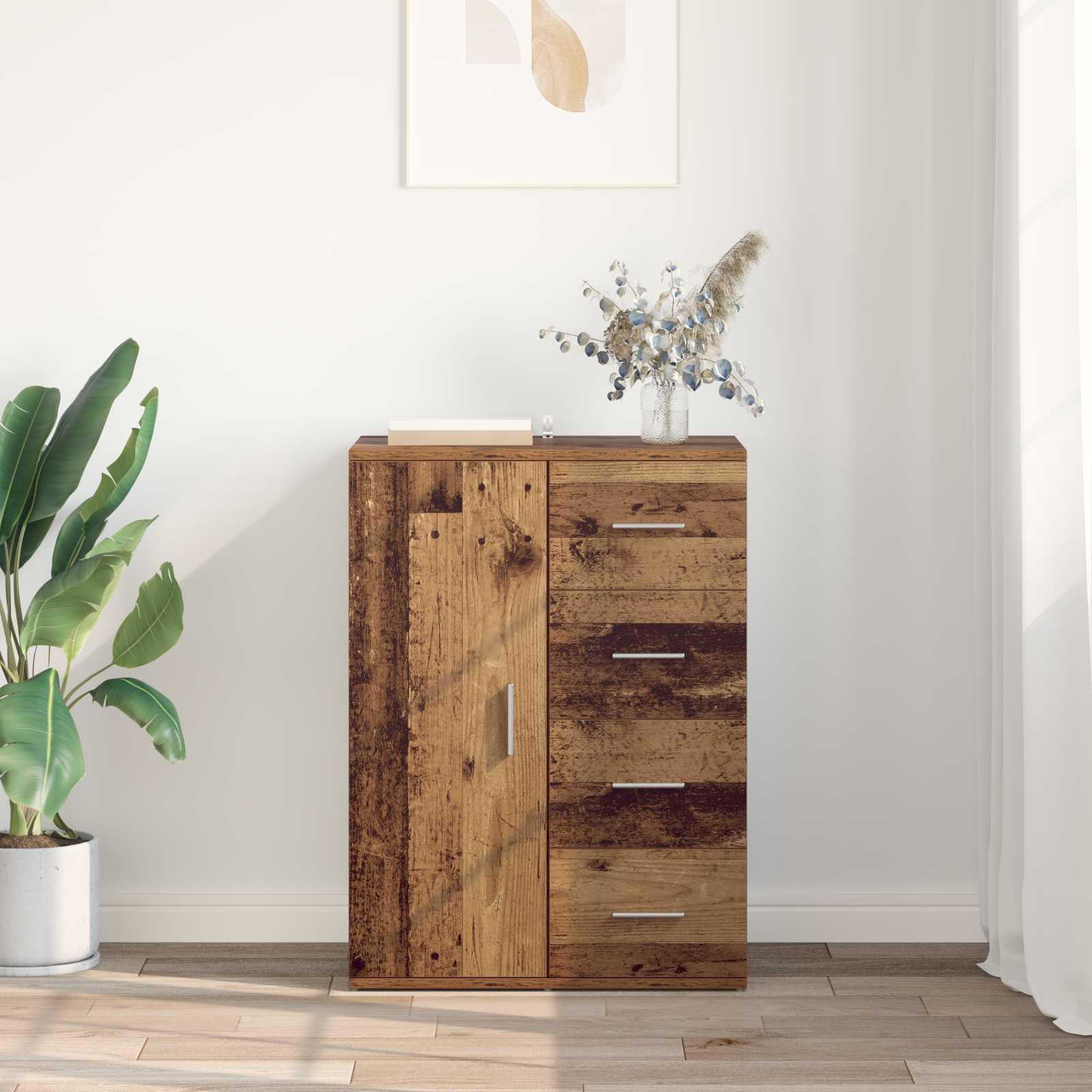 Buffet Bois Ancien 59 x 39 x 80 cm Bois d'ingénierie - XIOS