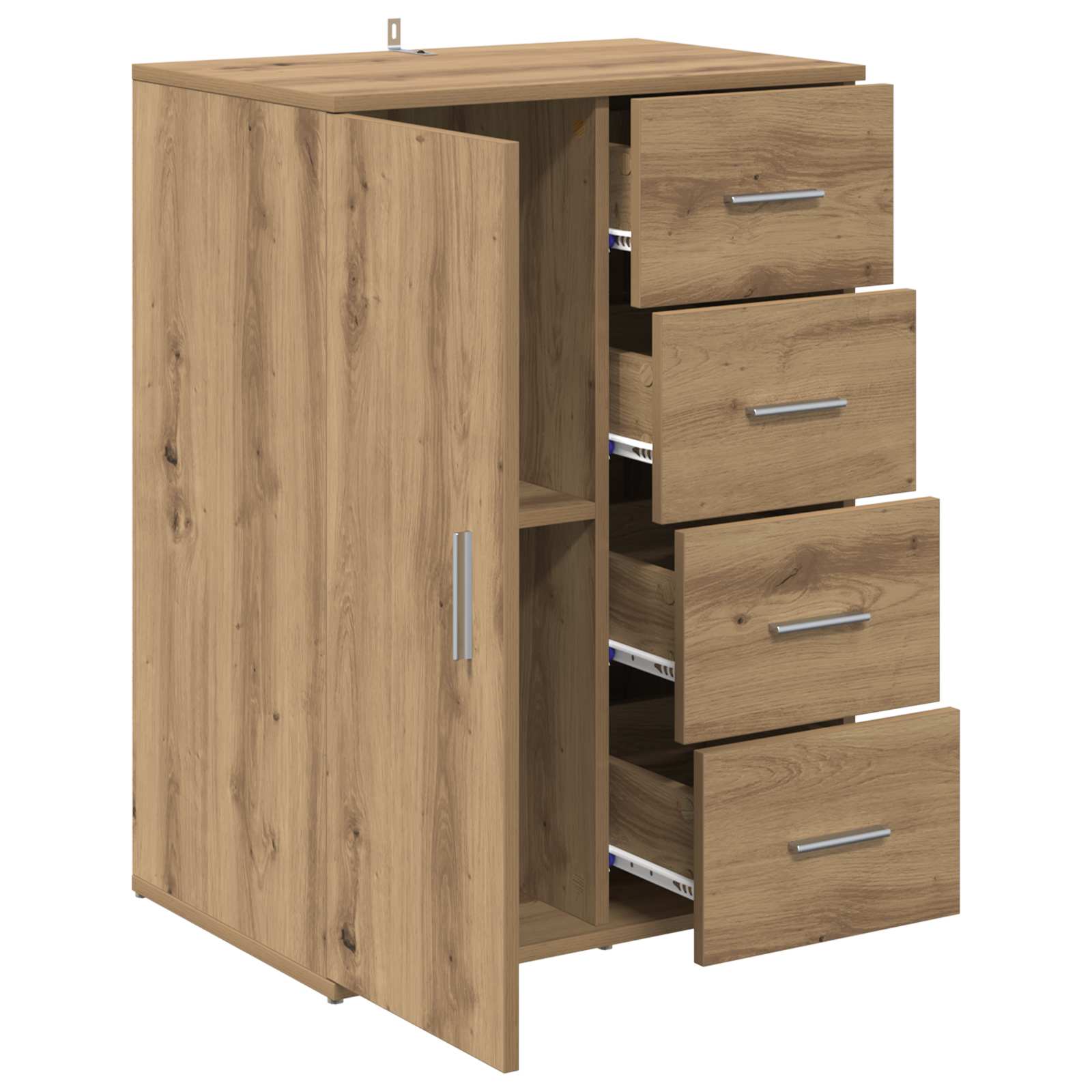 Buffet Chêne artisanal 59 x 39 x 80 cm Bois d'ingénierie - XIOS