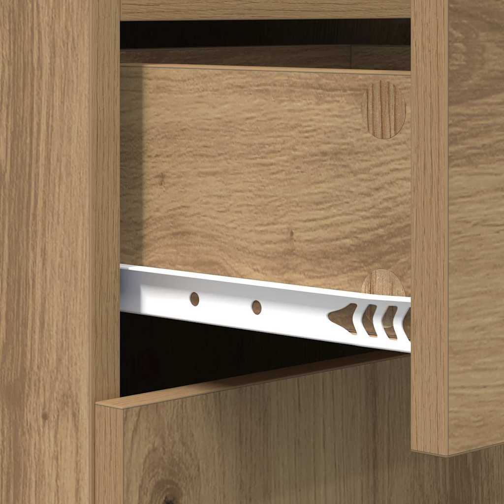 Buffet chêne artisanal 42,5 x 40 x 93 cm Bois d'ingénierie - XIOS