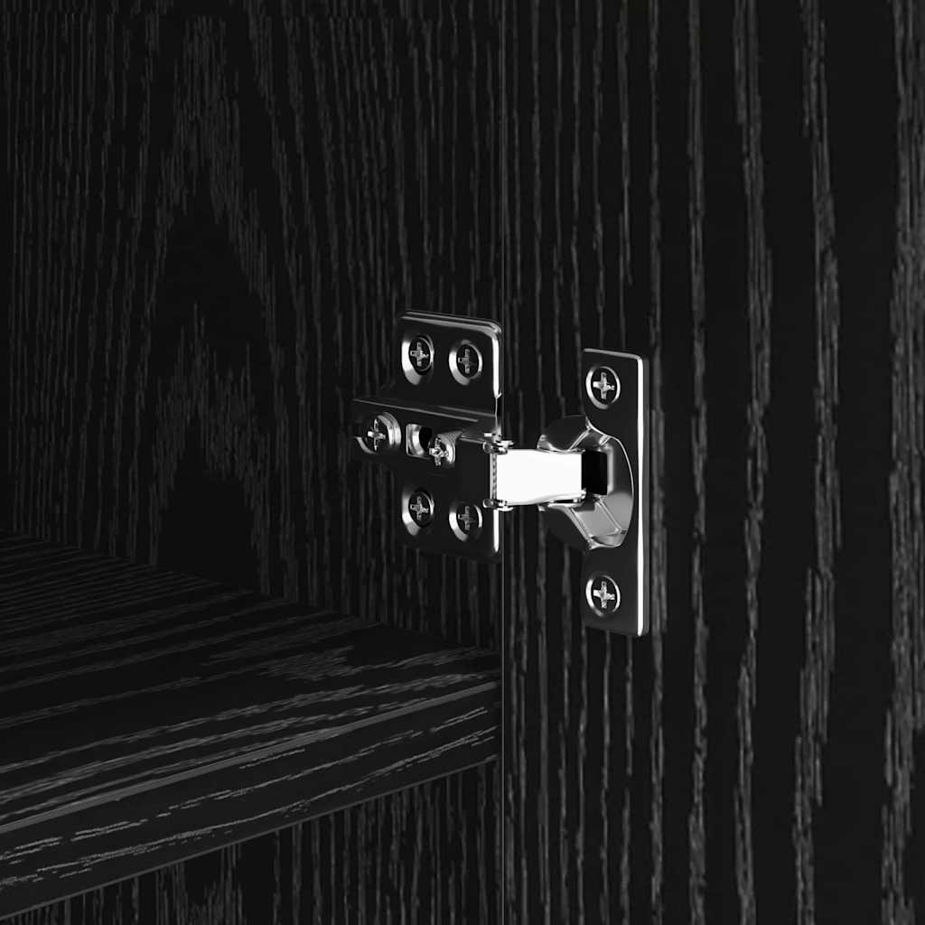 Buffet Chêne noir 42,5 x 40 x 93 cm Bois d'ingénierie - XIOS