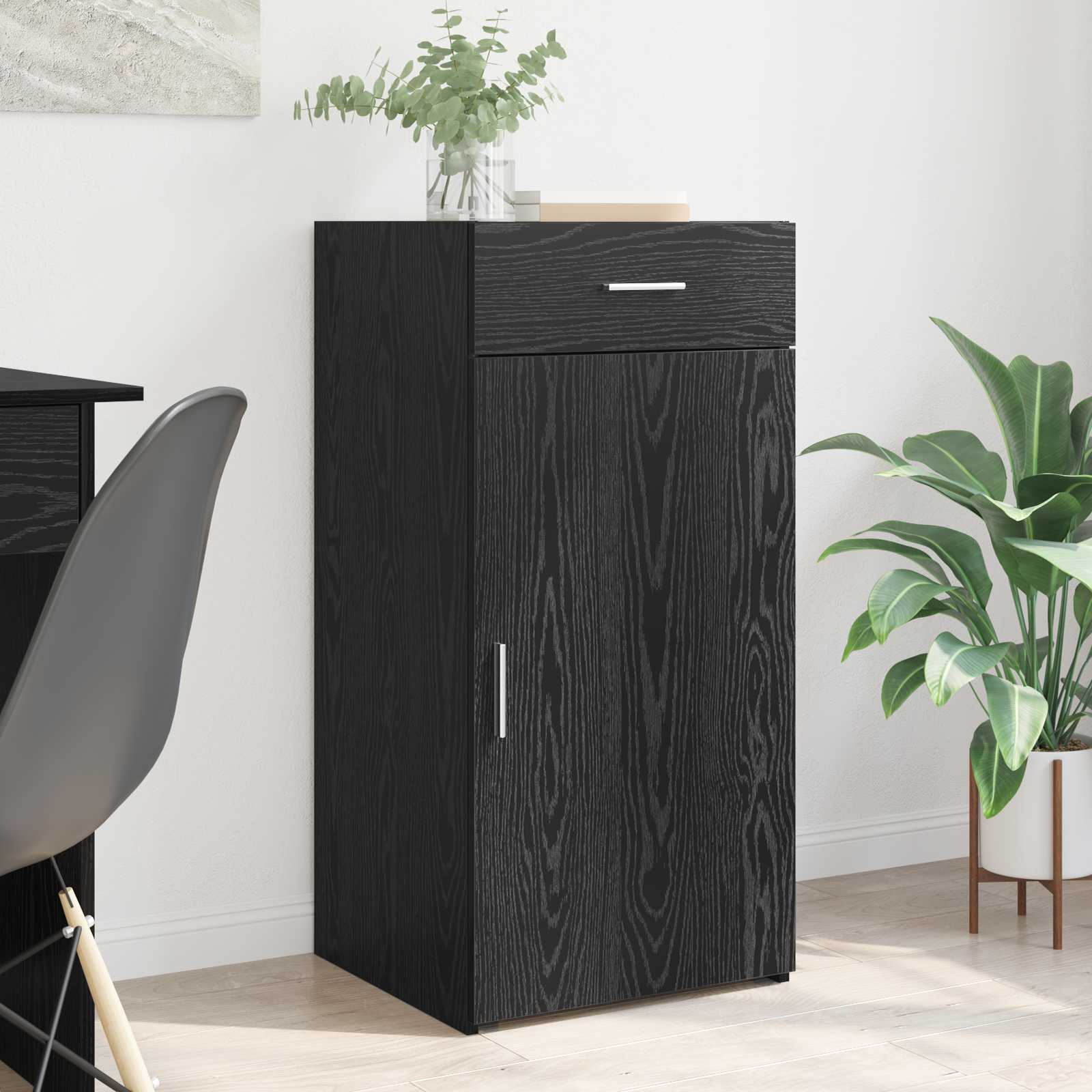 Buffet Chêne noir 45 x 42,5 x 93 cm Bois d'ingénierie - XIOS