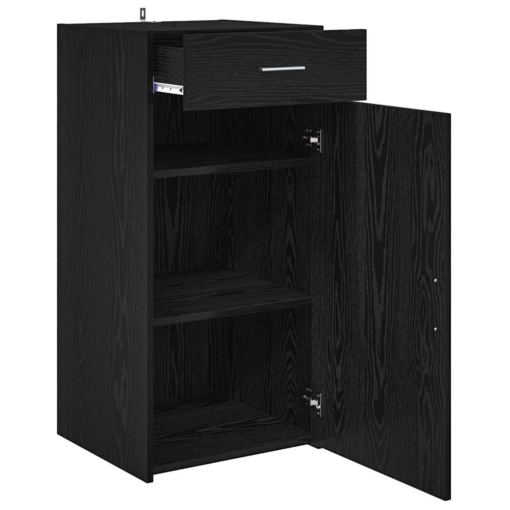 Buffet Chêne noir 42,5 x 40 x 93 cm Bois d'ingénierie - XIOS