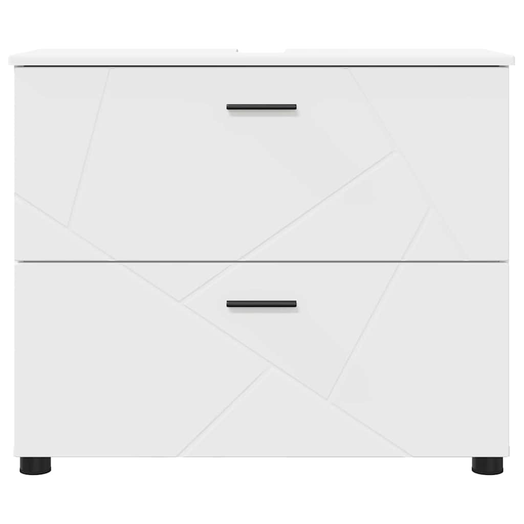 Cabinet de salle de bain avec tiroir Blanc 76,5 x 35 x 64 cm - XIOS
