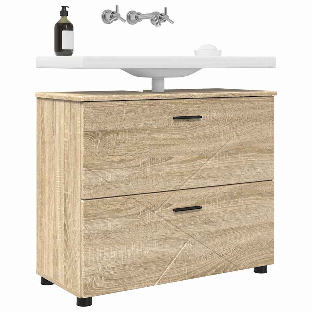 Cabinet de salle de bain Chêne Sonoma 76,5 x 35 x 64 cm - XIOS