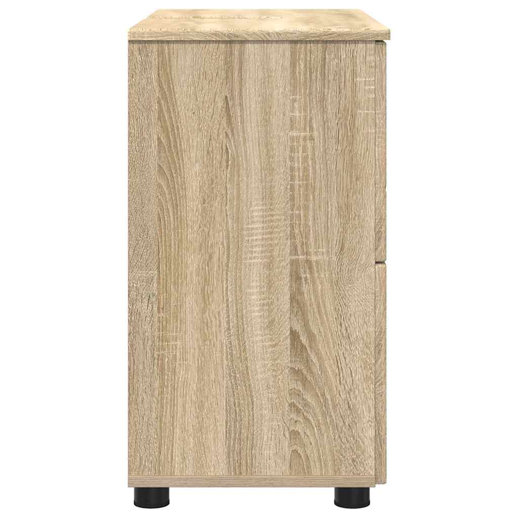 Cabinet de salle de bain Chêne Sonoma 76,5 x 35 x 64 cm - XIOS
