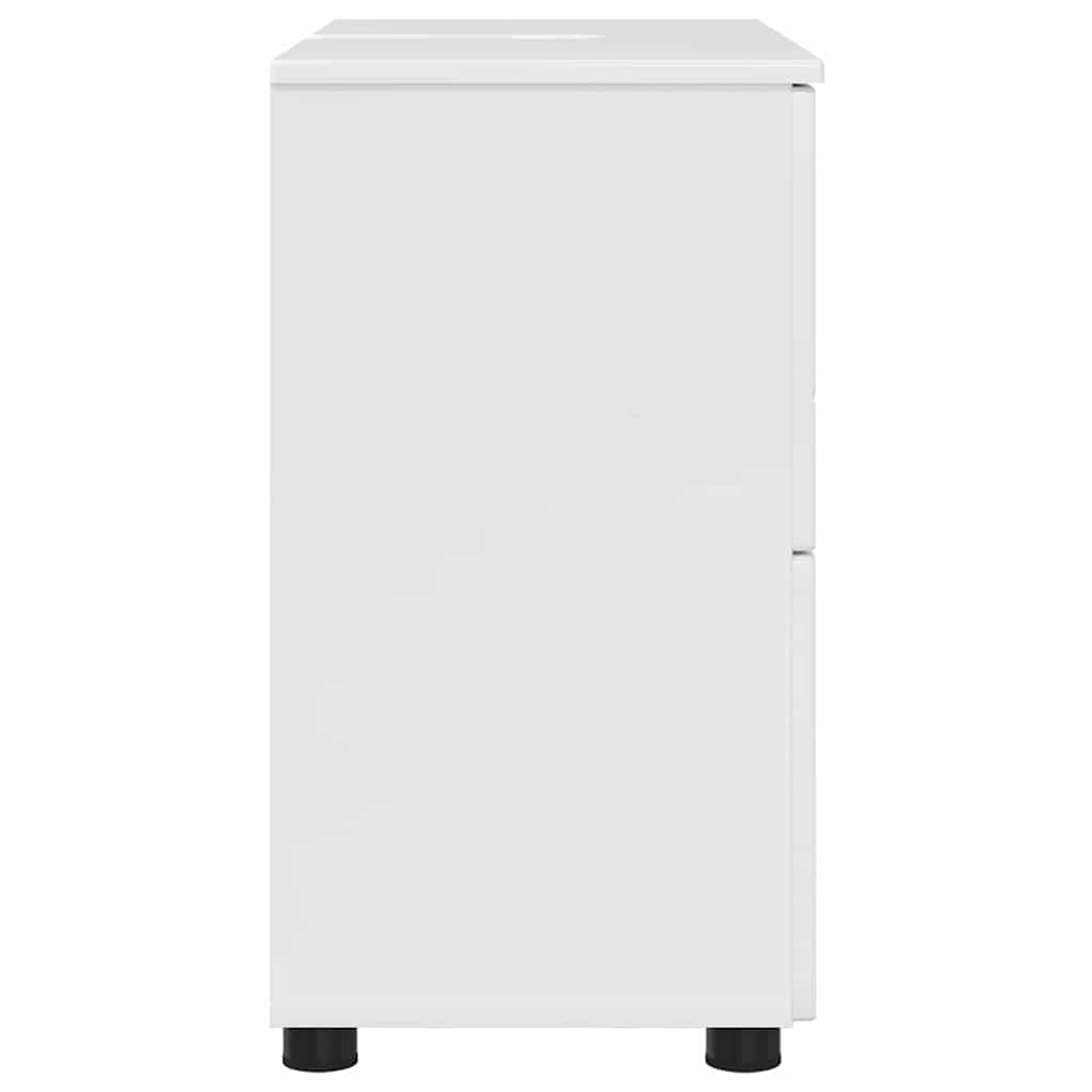 Cabinet de salle de bain Blanc brillant 76,5 x 35 x 64 cm - XIOS