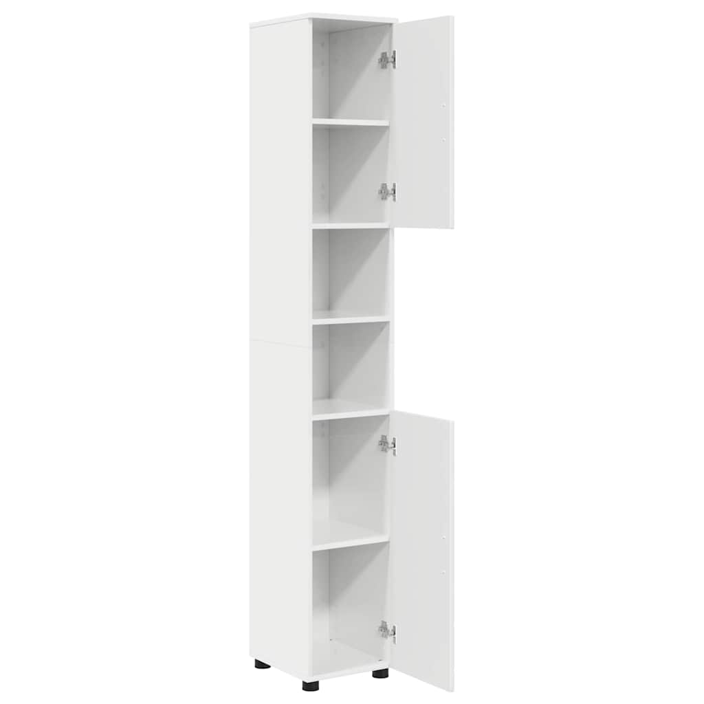 Cabinet de salle de bain Blanc brillant 30 x 35 x 192 cm - XIOS