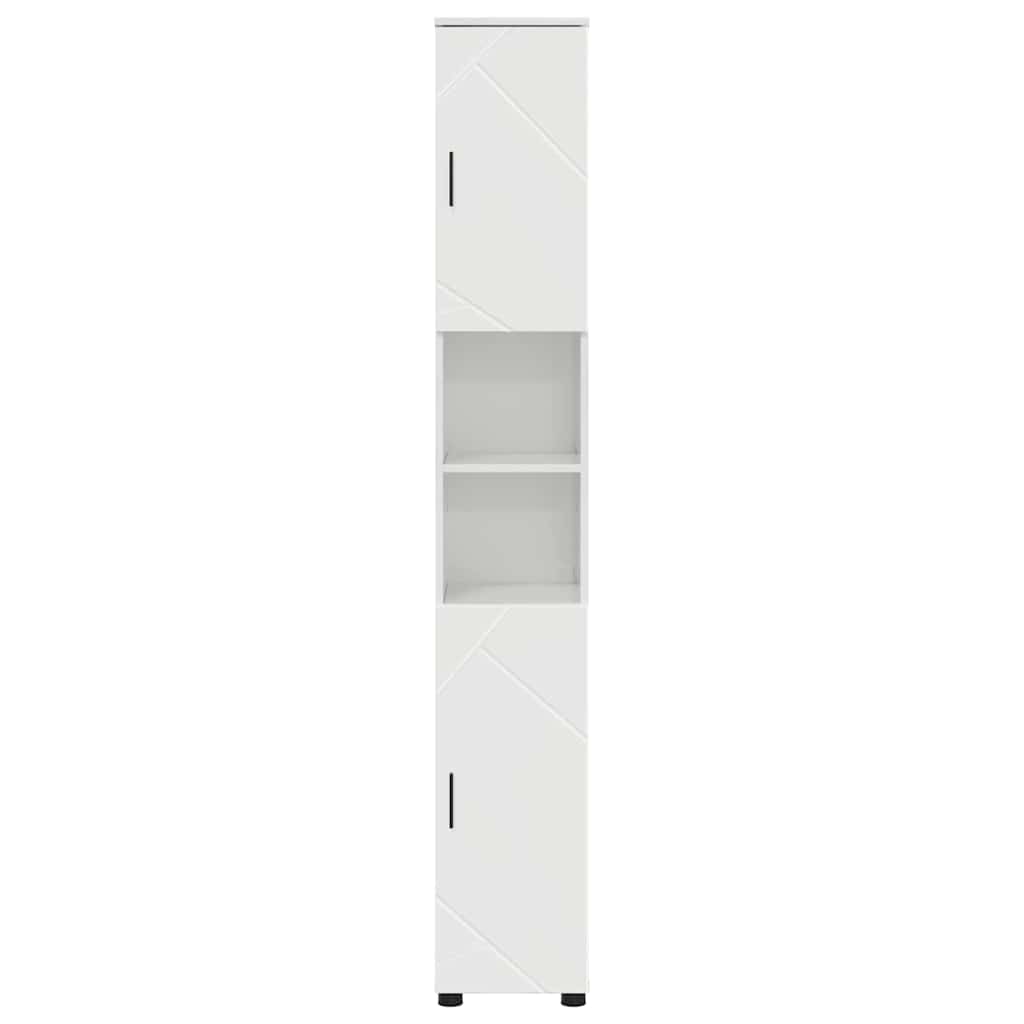 Cabinet de salle de bain Blanc brillant 30 x 35 x 192 cm - XIOS
