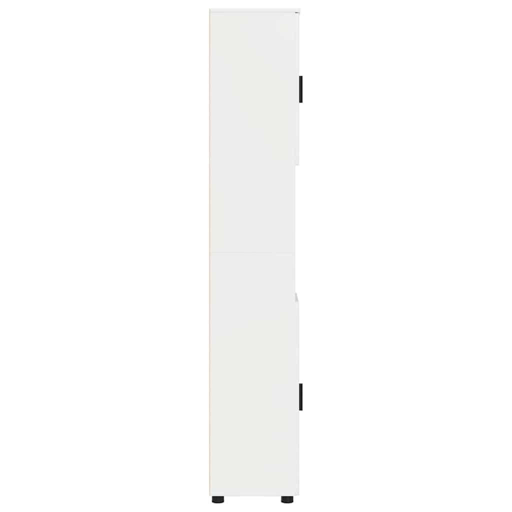 Cabinet de salle de bain Blanc brillant 30 x 35 x 192 cm - XIOS