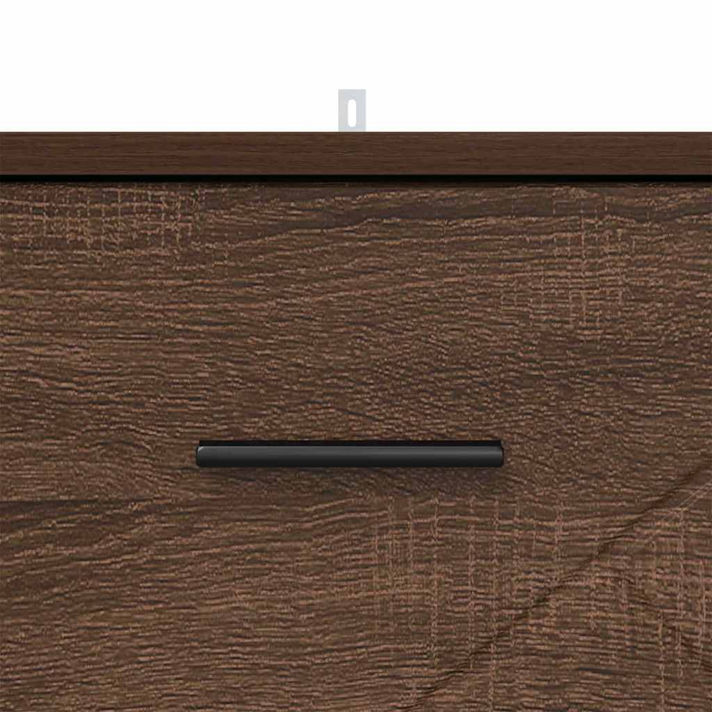 Cabinet de chevet avec tiroir Chêne marron 38 x 38 x 66 cm - XIOS