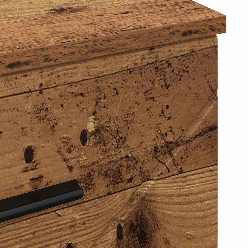 Cabinet de chevet Bois ancien 38 x 38 x 66 cm Bois d'ingénierie - XIOS