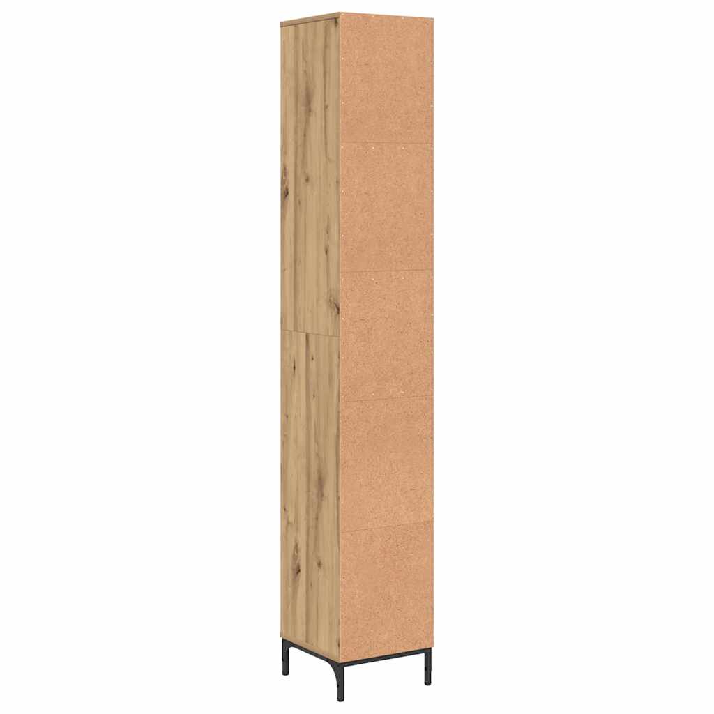 Cabinet de salle de bain Chêne artisanal 31,5 x 33 x 190 cm - XIOS