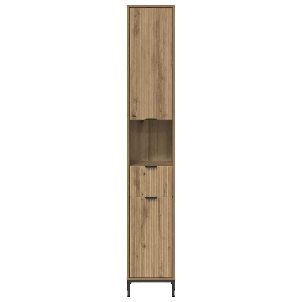 Cabinet de salle de bain Chêne artisanal 31,5 x 33 x 190 cm - XIOS