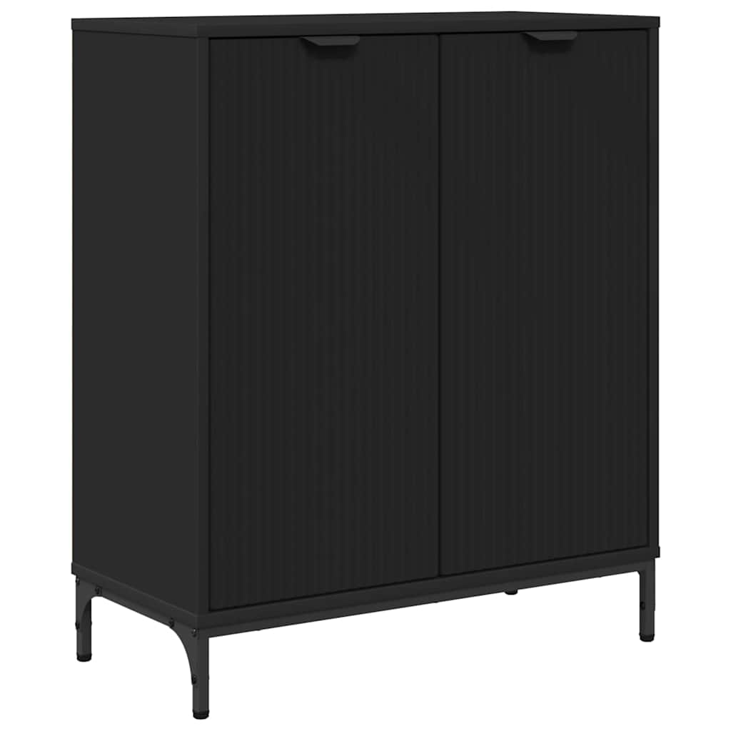 Buffet Noir 69,5 x 33 x 82 cm Bois d'ingénierie - XIOS