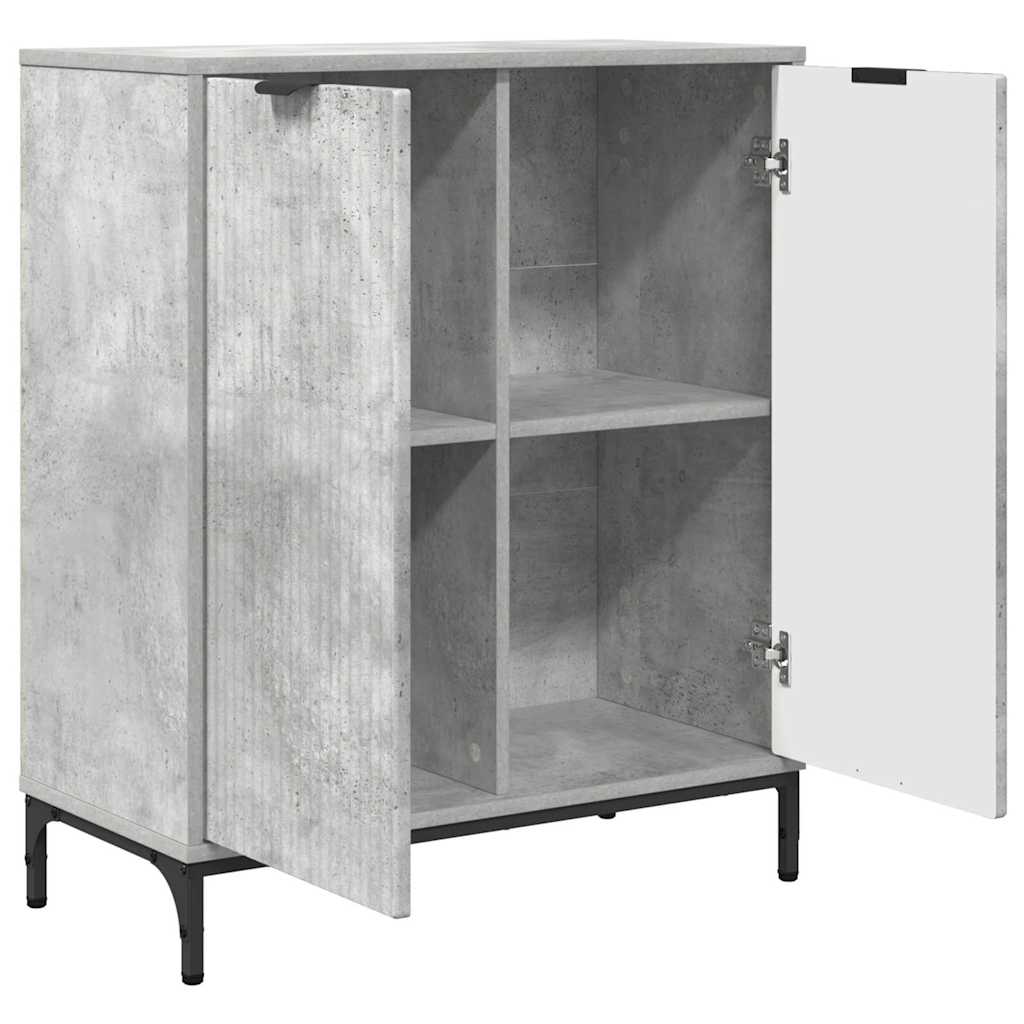Buffet Gris béton 69,5 x 33 x 82 cm Bois d'ingénierie - XIOS