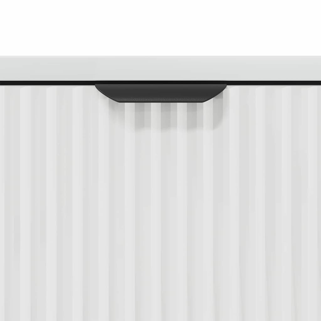 Buffet Blanc brillant 69,5 x 33 x 82 cm Bois d'ingénierie - XIOS