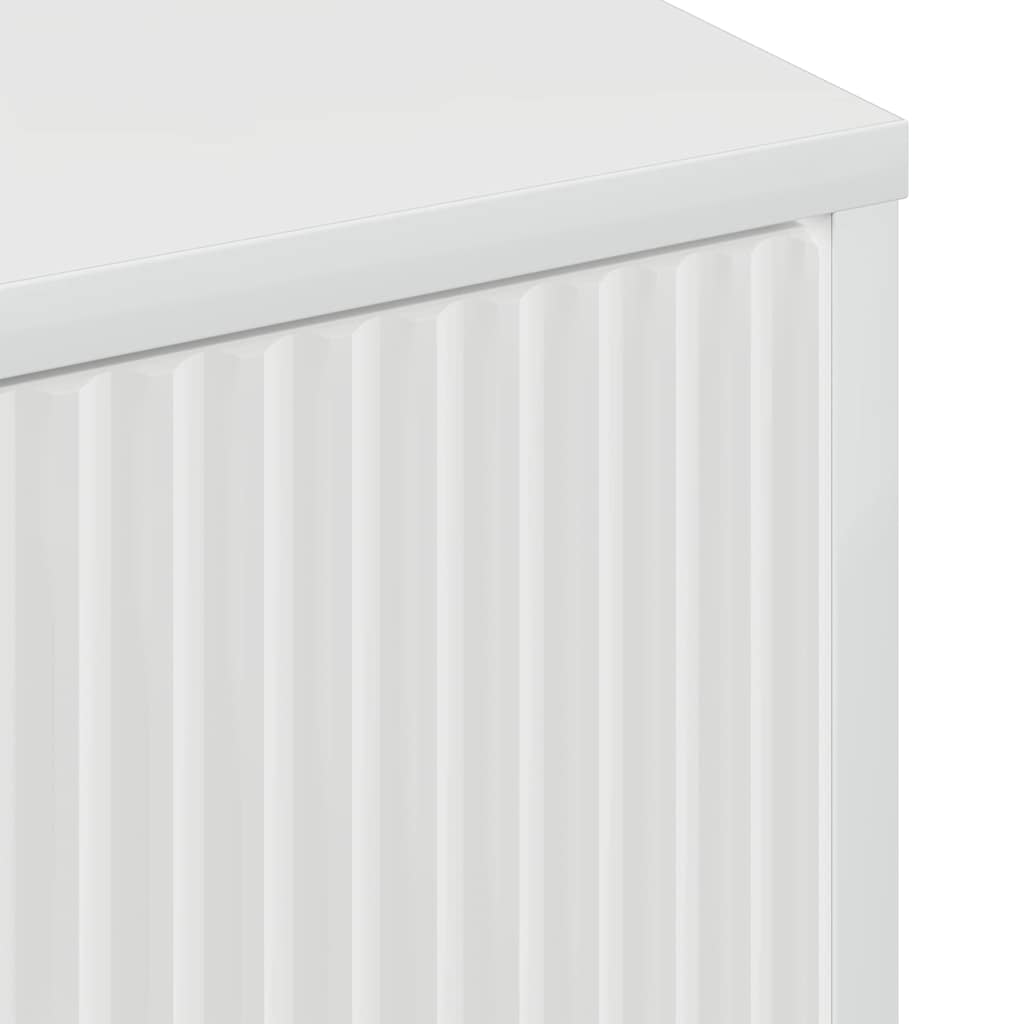 Buffet Blanc brillant 69,5 x 33 x 82 cm Bois d'ingénierie - XIOS