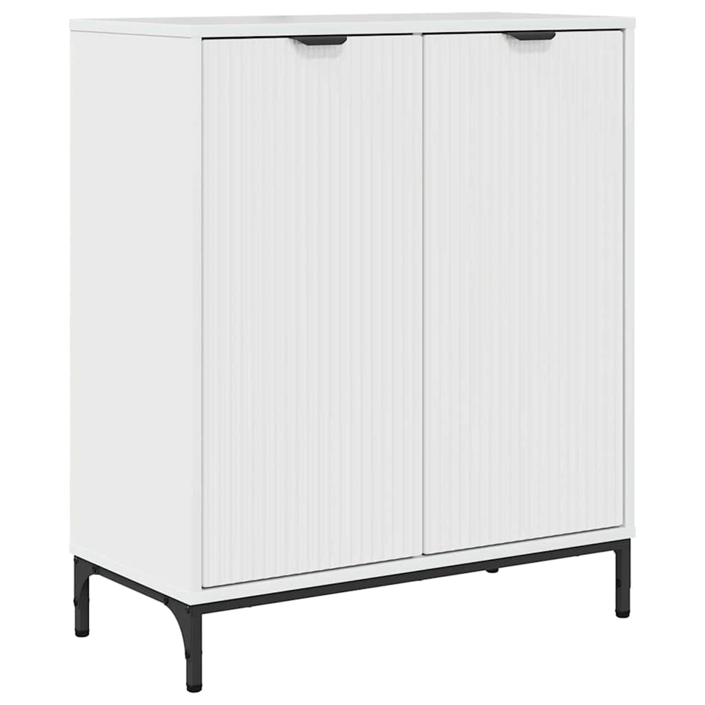 Buffet Blanc brillant 69,5 x 33 x 82 cm Bois d'ingénierie - XIOS