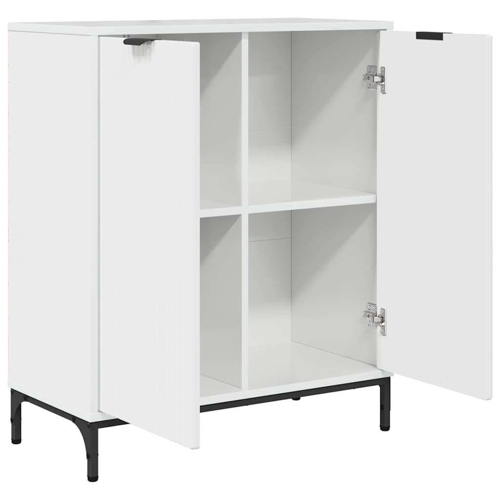Buffet Blanc brillant 69,5 x 33 x 82 cm Bois d'ingénierie - XIOS