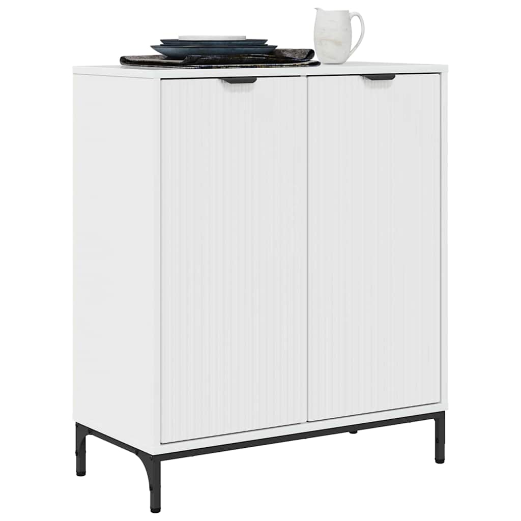 Buffet Blanc brillant 69,5 x 33 x 82 cm Bois d'ingénierie - XIOS