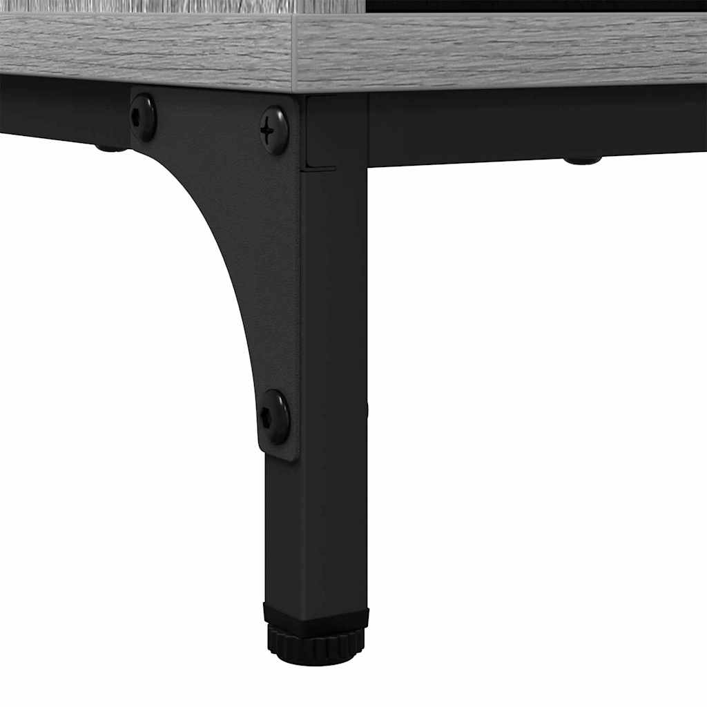 Buffet Gris Sonoma 69,5 x 33 x 82 cm Bois d'ingénierie - XIOS