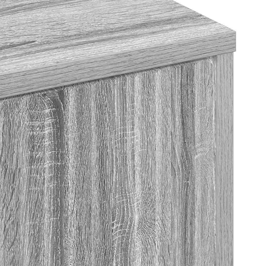 Buffet Gris Sonoma 69,5 x 33 x 82 cm Bois d'ingénierie - XIOS