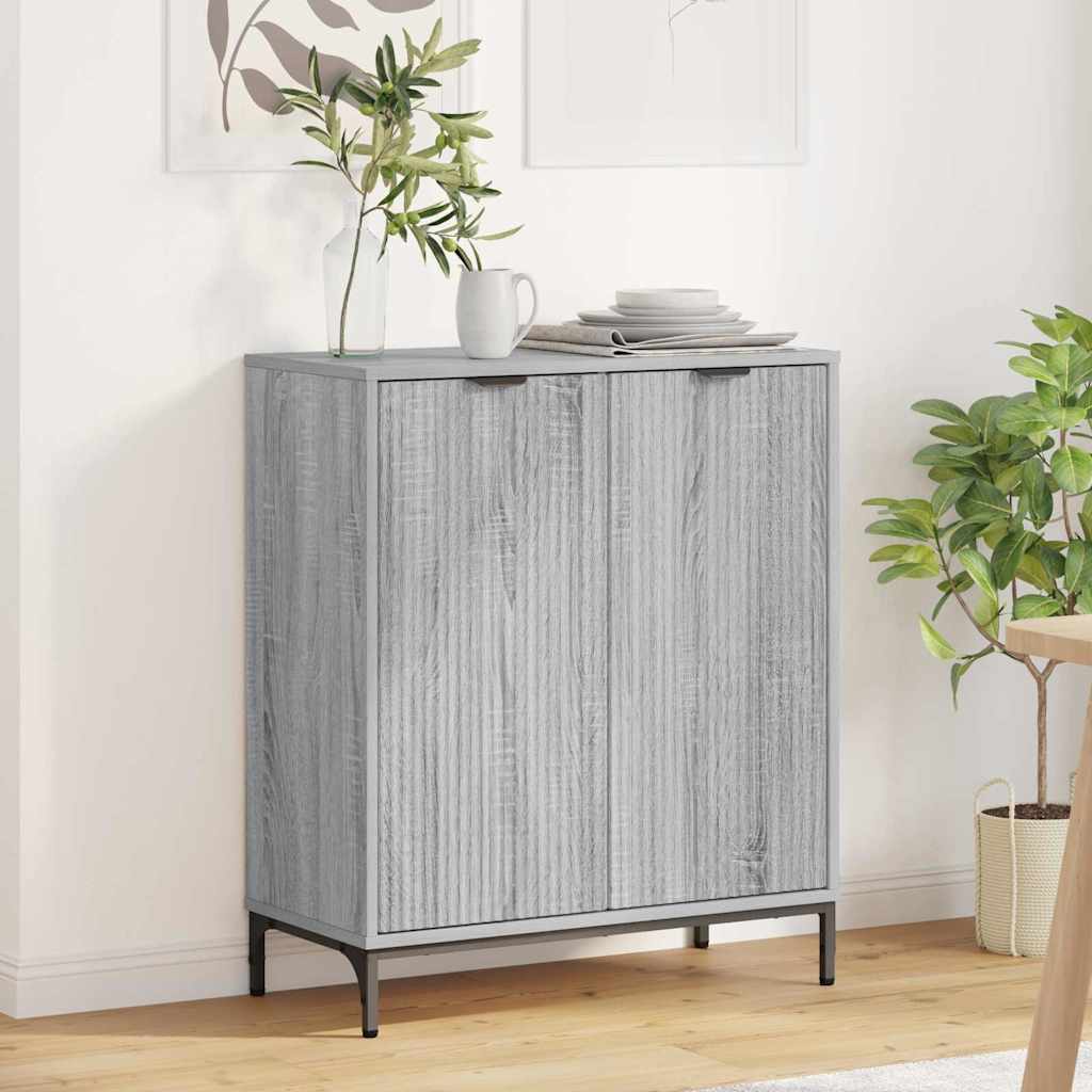 Buffet Gris Sonoma 69,5 x 33 x 82 cm Bois d'ingénierie - XIOS